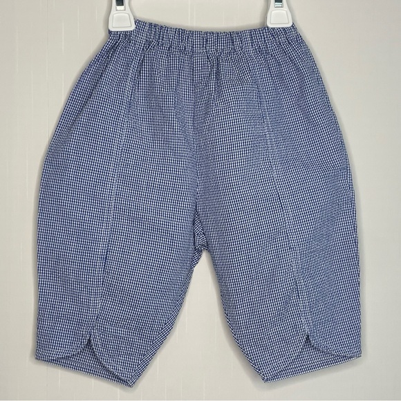 Vintage Samara Girls Bunny Seersucker Outfit Blue White S 24 Months - Picture 6 of 15